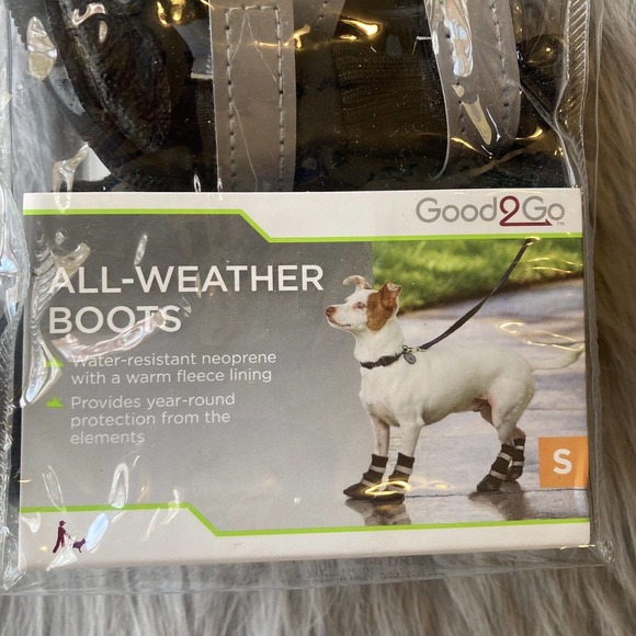 Dog Boots Good2go winter All Weather Boots paw protection Sz Small Waterproof - Picture 3 of 5